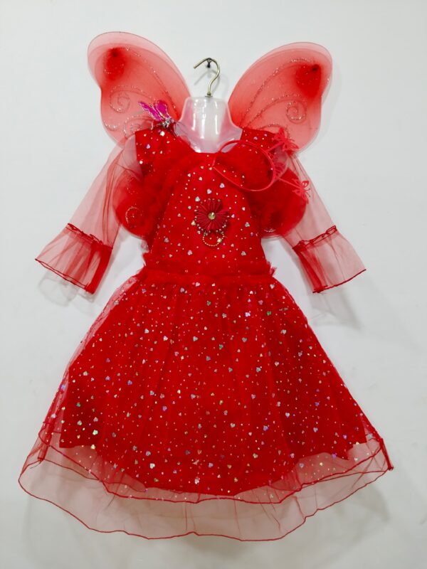 Kids pari dress net frock for birthday girls