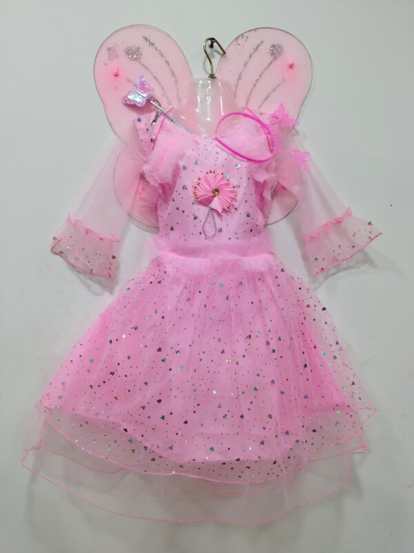 Girls net pari dress for birthday girls