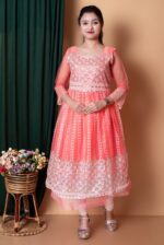 Net grown for girls full net frock Net grown for girls full net frock