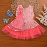 Baby girls net frock dress for festive wear Baby girls net frock dress for festive wear