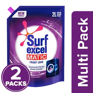 Surf Excel Matic Front Load Liquid Detergent, 2 x 2 L (Multipack)