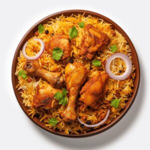 Desi chicken biryani