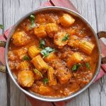 Baby corn masala plate