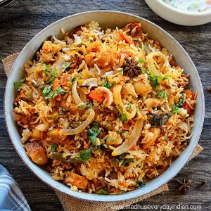Veg biryani full plate