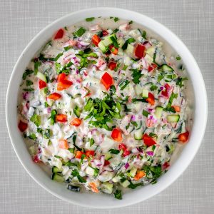 mix raita recipe