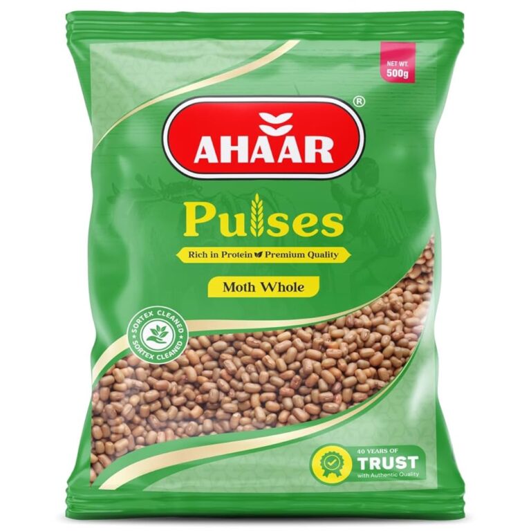 Ahaar premium moth whole/sabut (matki) unpolished Dal
