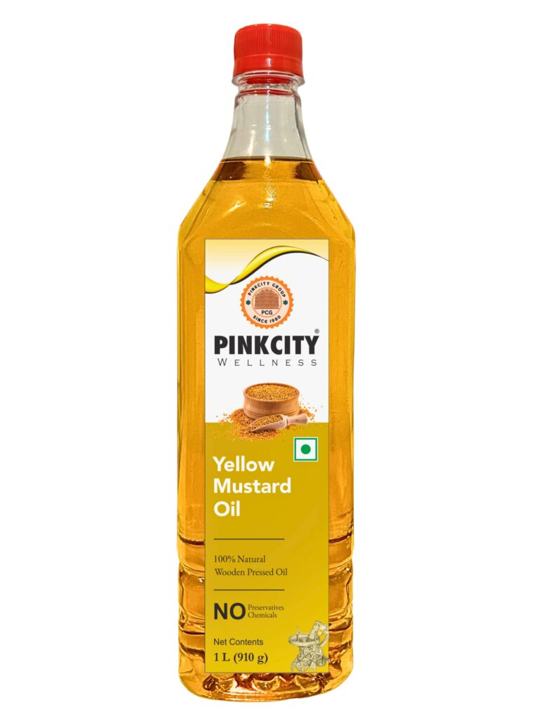 Pinkcity Wellness Cold Pressed Yellow Mustard Oil