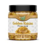 Eco Vegan Premium Golden Raisins Kishmish , Healthy, Tasty & Nutritious