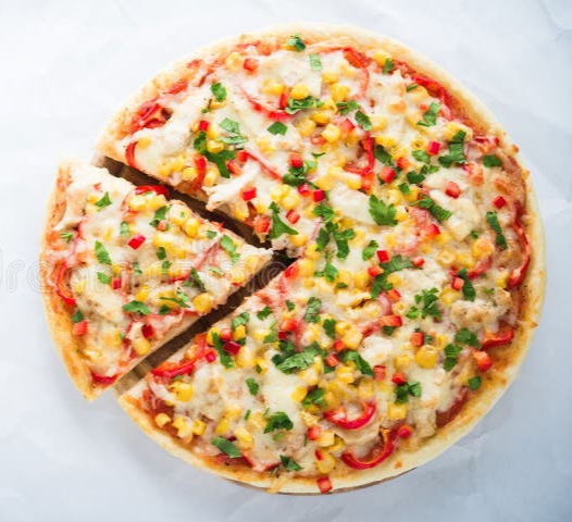 Corn cheese pizza 🍕