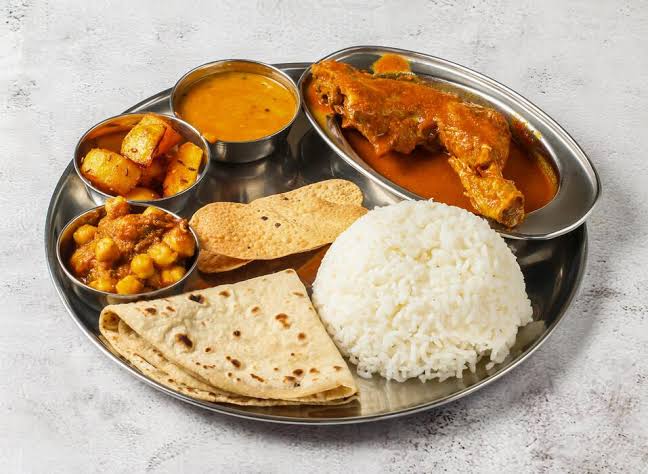 Broiler Chicken Thali