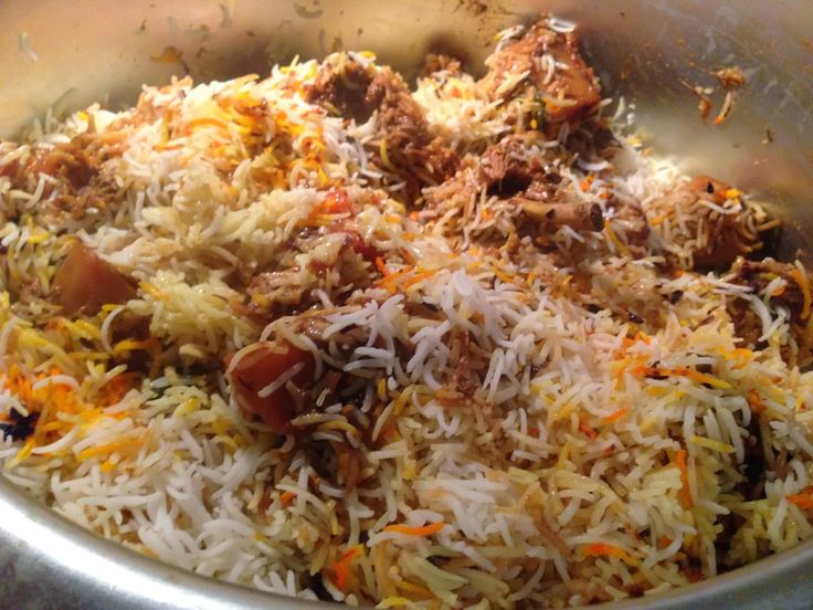 desi chicken biryani