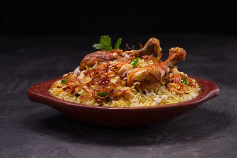 Hyderabadi Tangi dum biryani