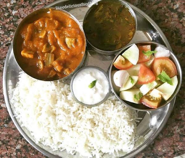 Mushroom Thali