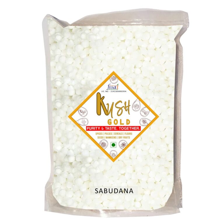 Kush Gold Whole Sabudana / Tapioca Sago Pearls / Sagoo