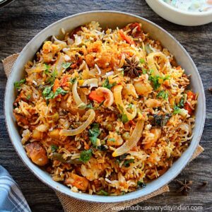Veg biryani full plate