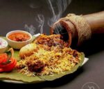Bamboo chicken biriyani